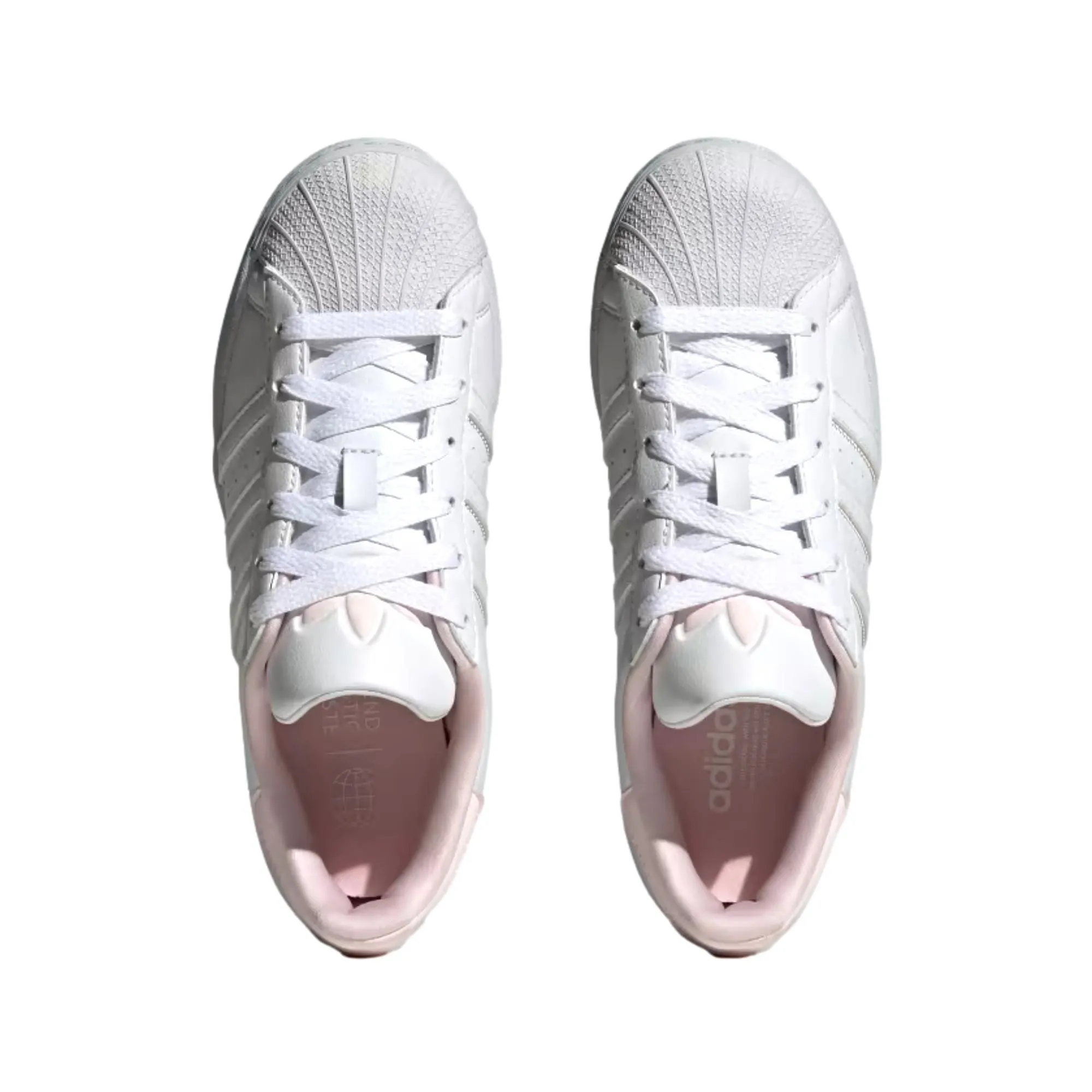 Adidas Superstar Cloud White / Cloud White / Clear Pink  IG0250 Grade-School