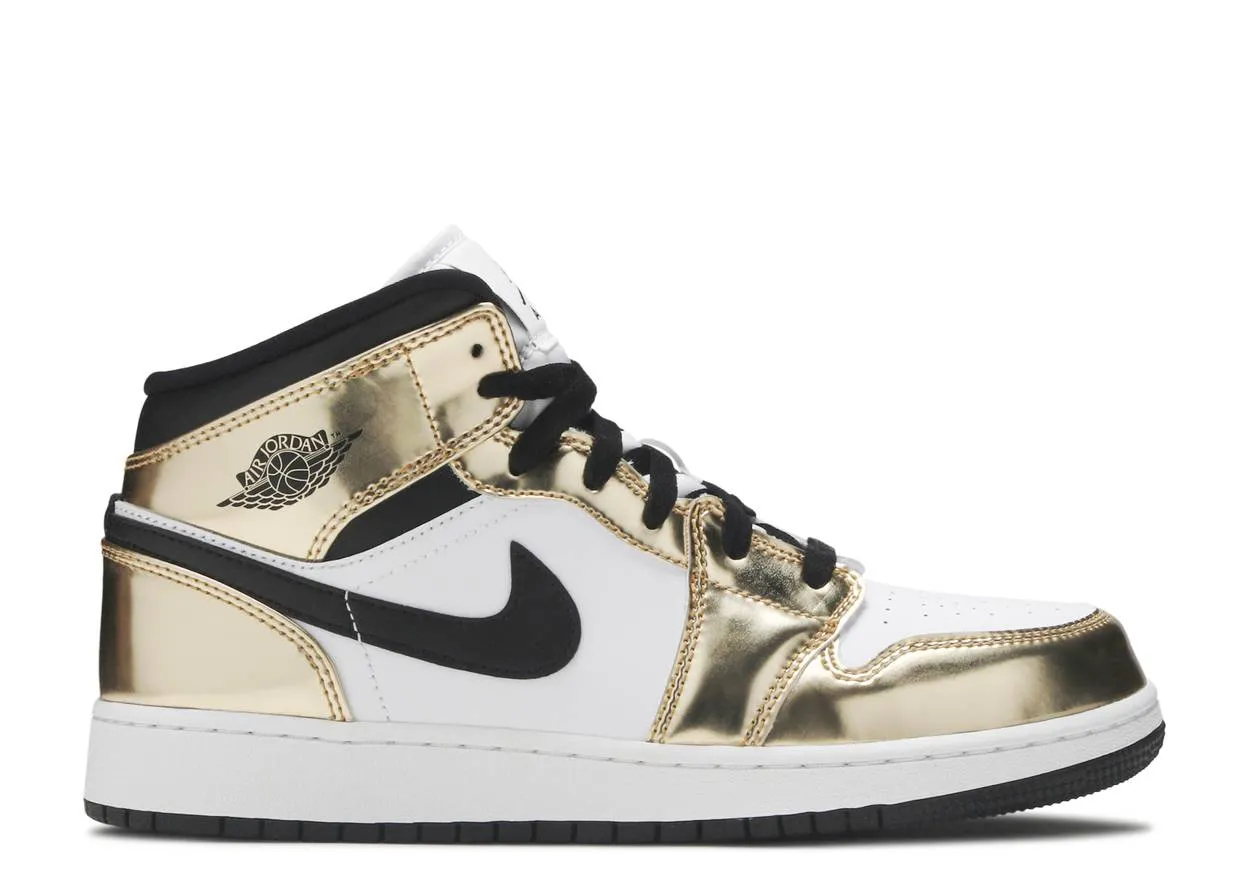 Air Jordan 1 Mid 'Metallic Gold' (GS)