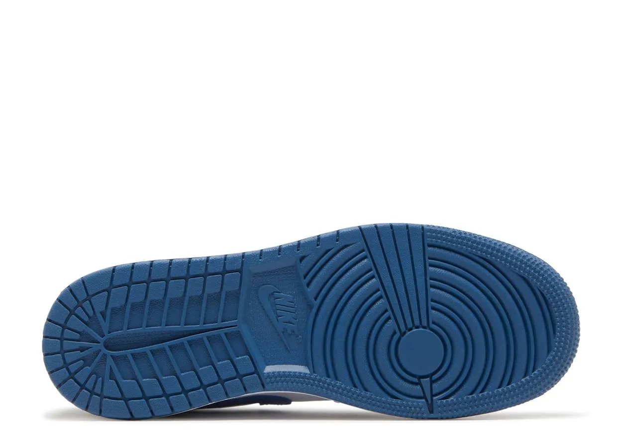 Air Jordan 1 Mid 'True Blue Cement' (GS)