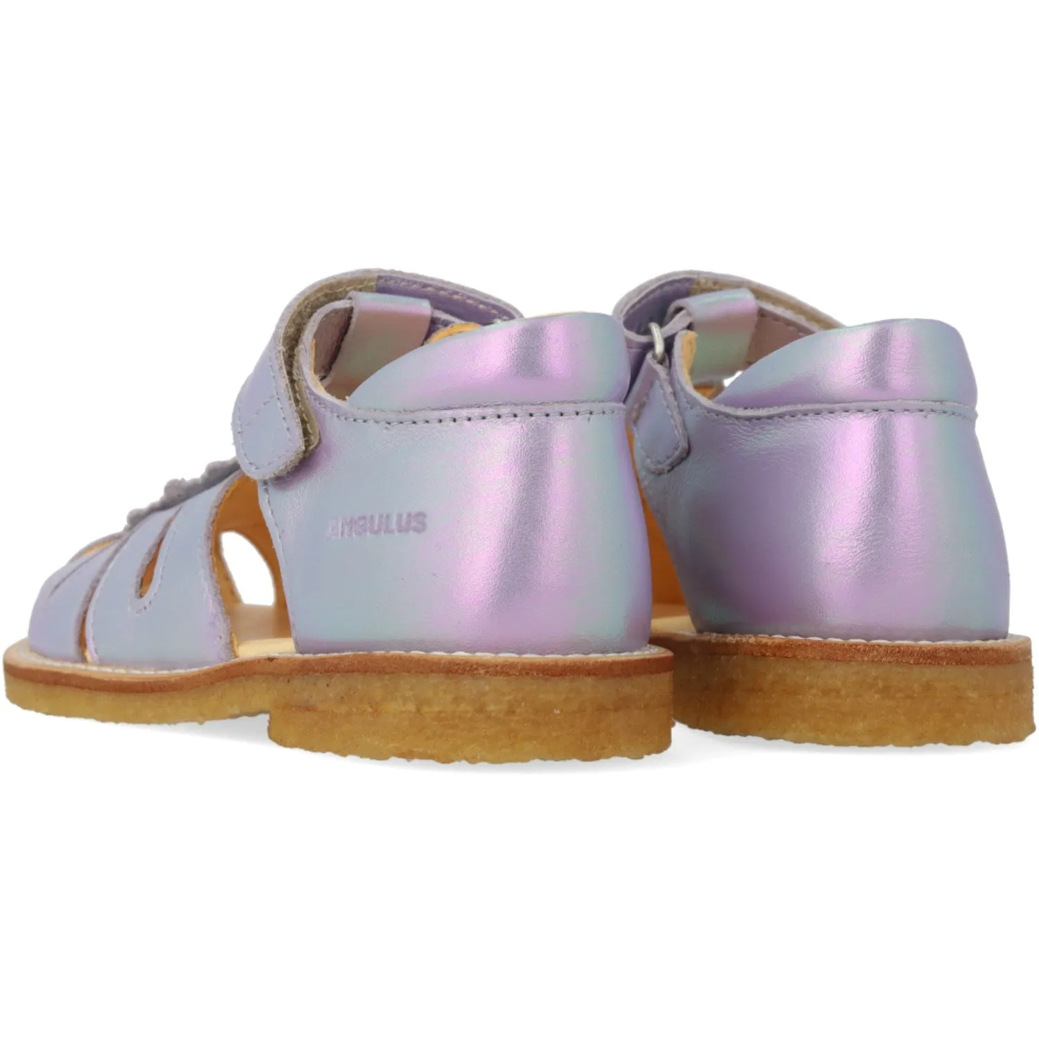 Angulus Iridescent Lilac Shine Sandal Med Drbedetalje