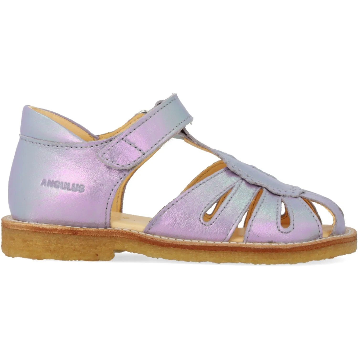 Angulus Iridescent Lilac Shine Sandal Med Drbedetalje