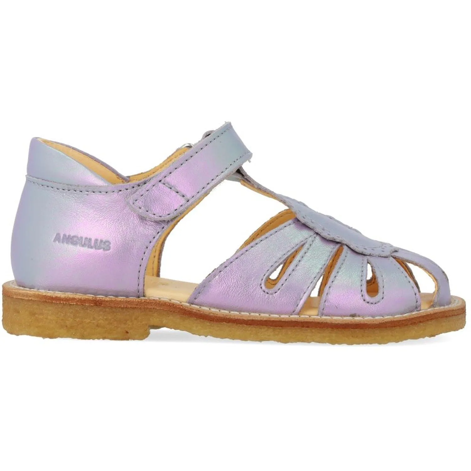 Angulus Iridescent Lilac Shine Sandal Med Drbedetalje