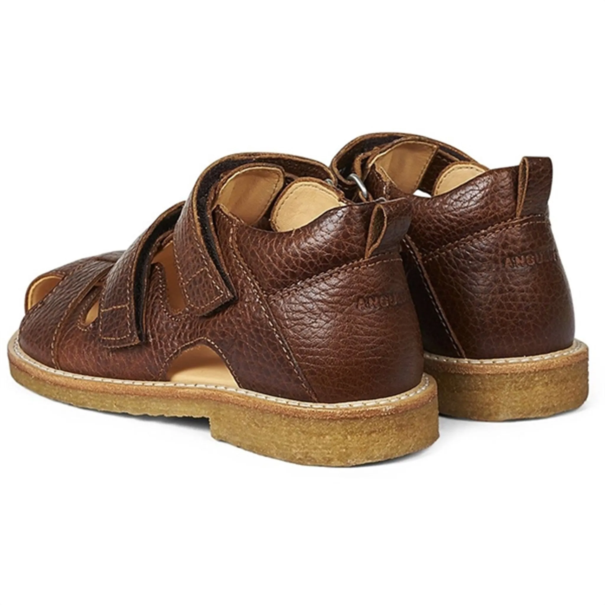 Angulus Sandal W. Velcro Medium Brown