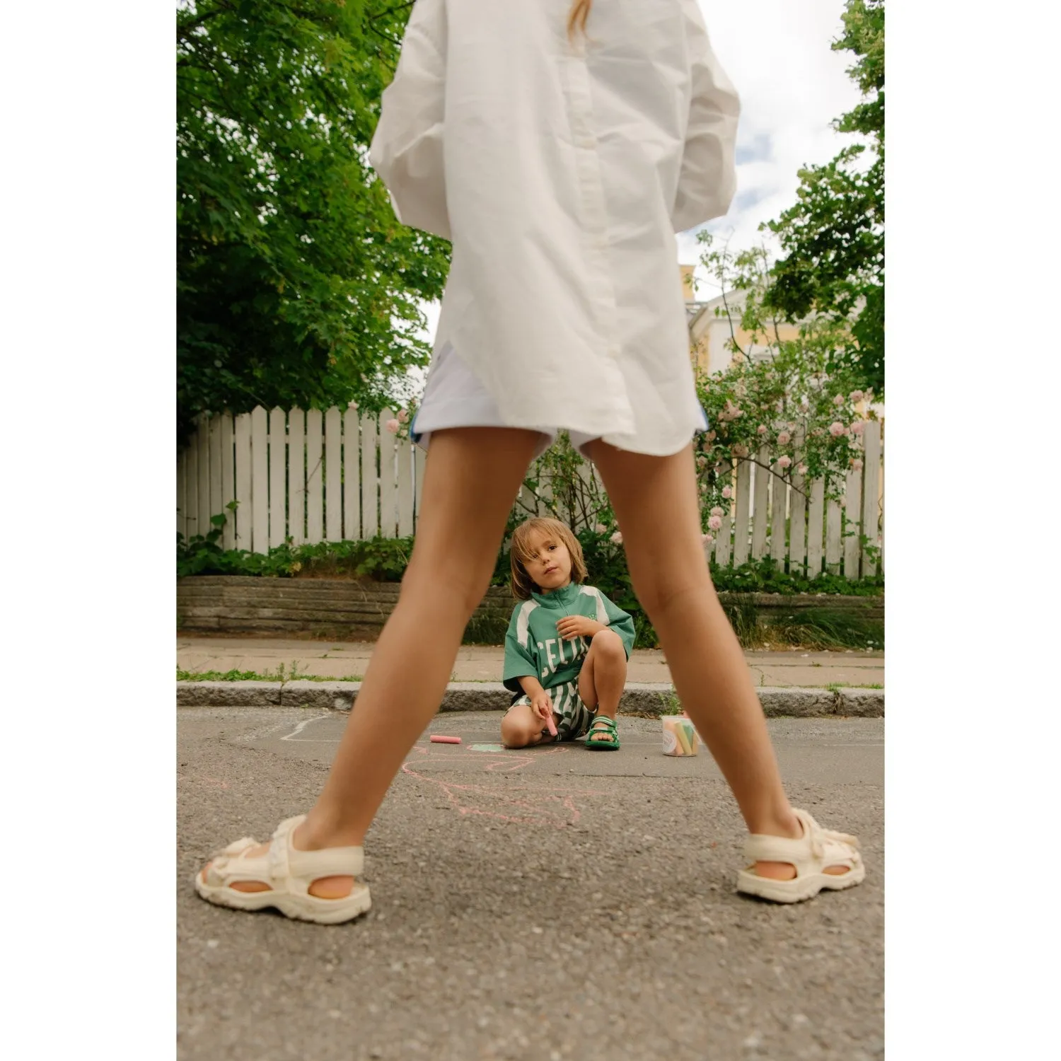 Bisgaard Daisy Off White Trine Kjr X Franca Sandal