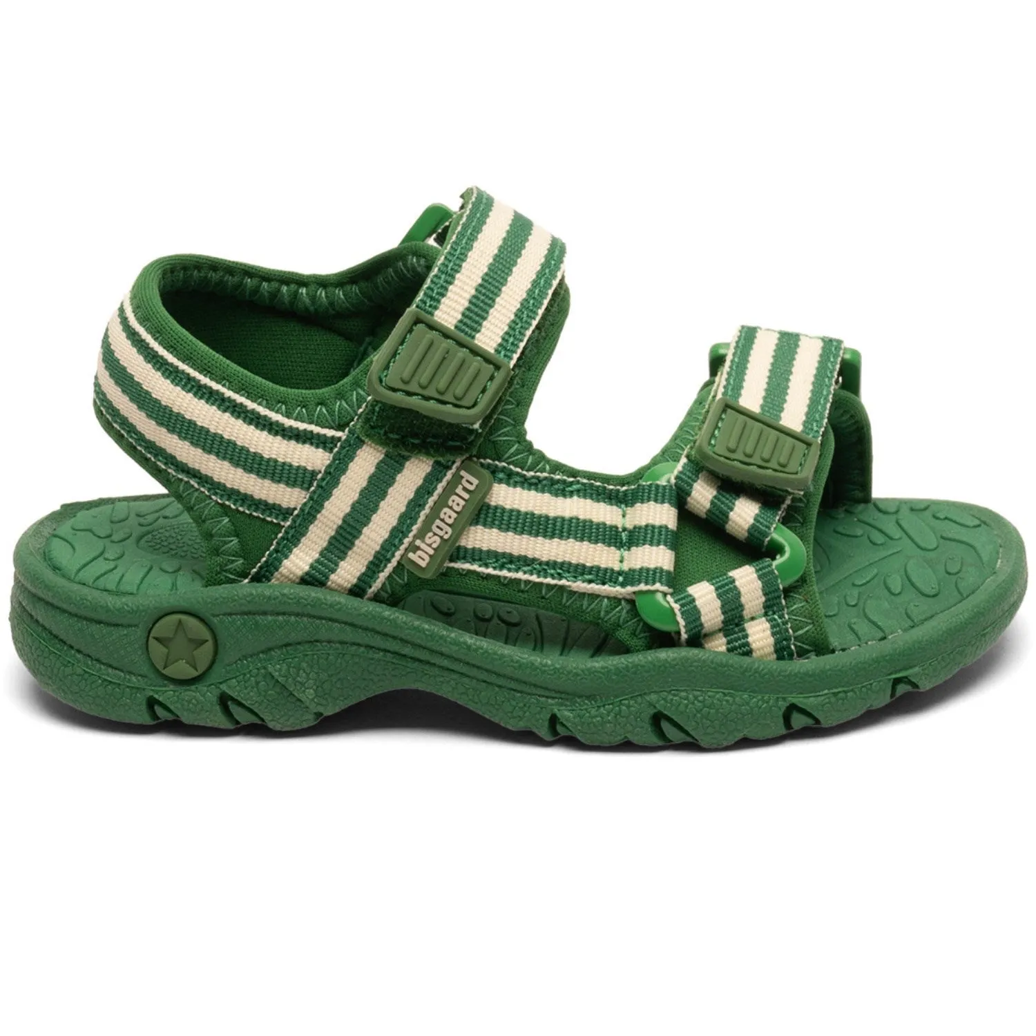 Bisgaard Emerald Green Stripes Trine Kjr X Addie Sandal