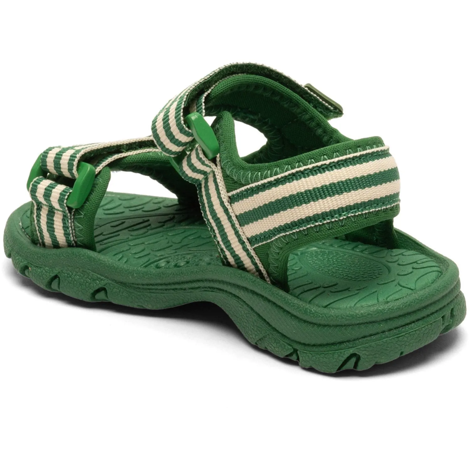 Bisgaard Emerald Green Stripes Trine Kjr X Addie Sandal