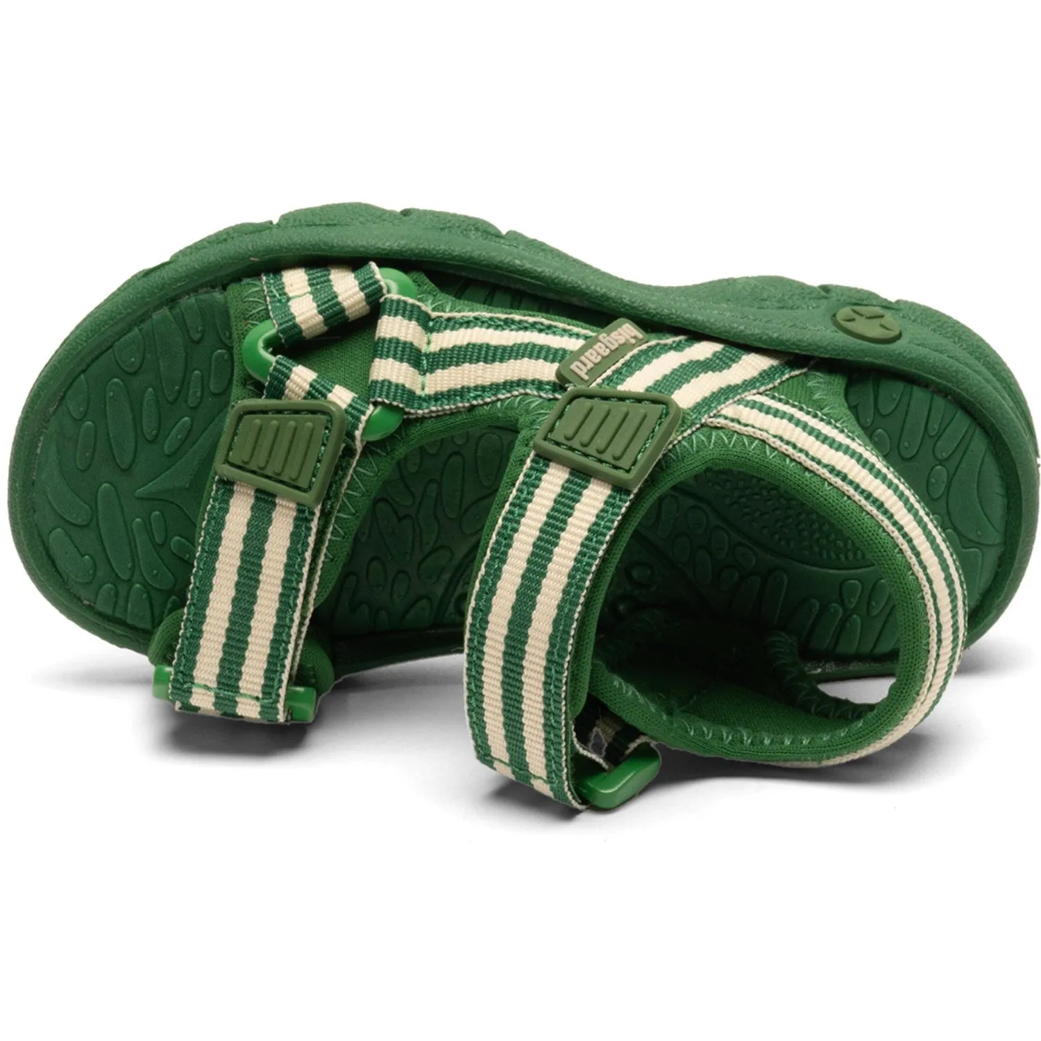 Bisgaard Emerald Green Stripes Trine Kjr X Addie Sandal