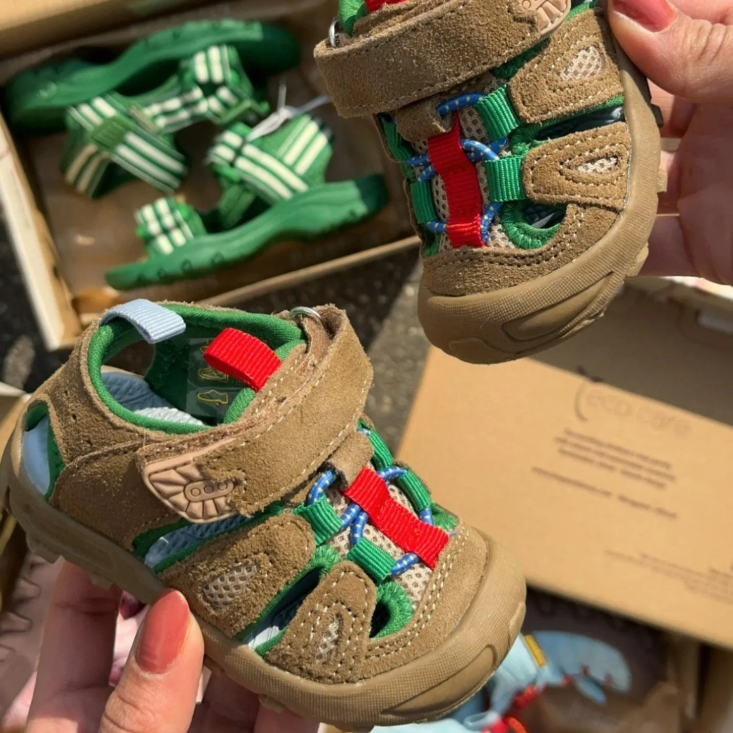 Bisgaard Peanut Brown Trine Kjr X Herbert Velcro Shoe