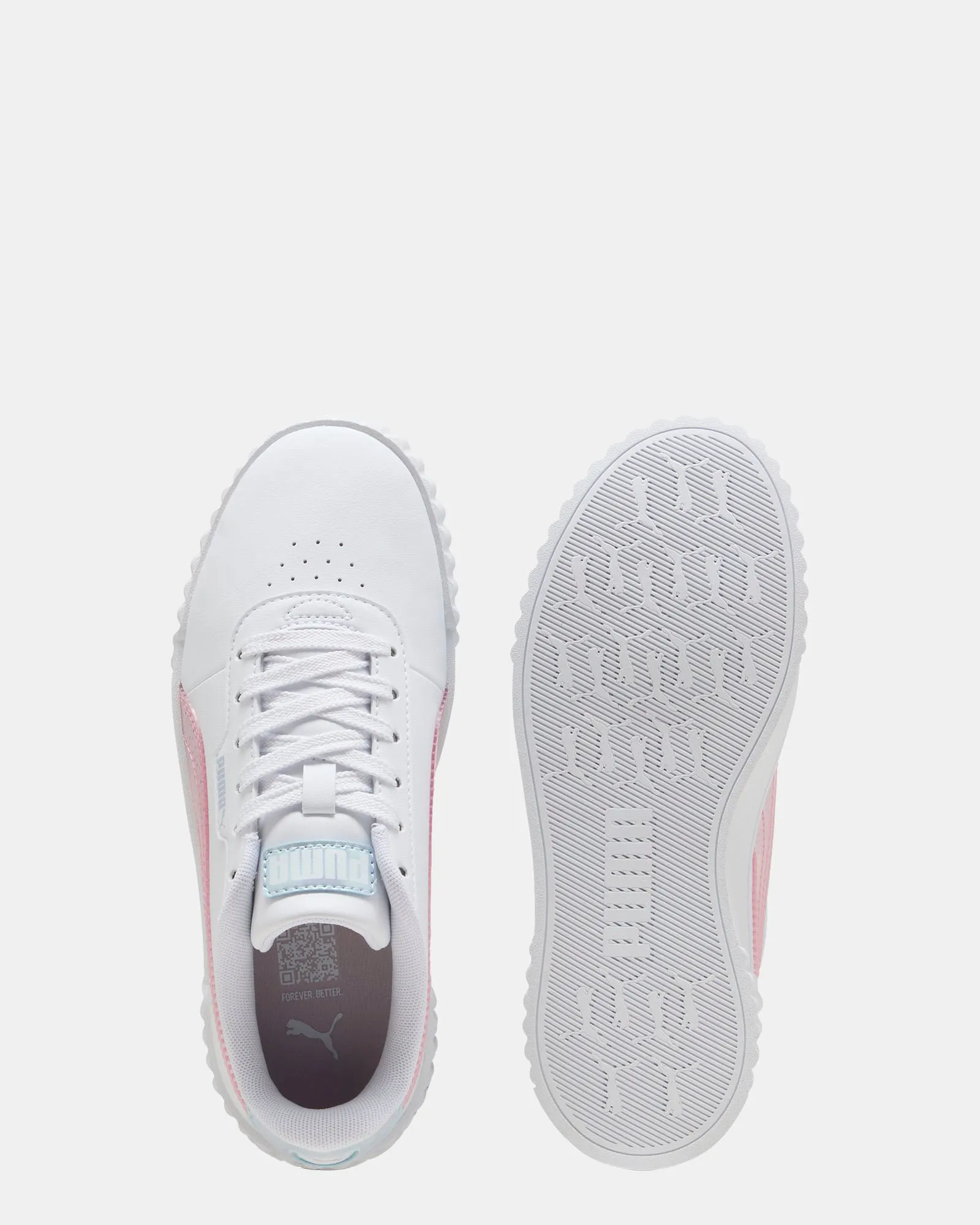 Blurry Dreams Jnr White/Mauve