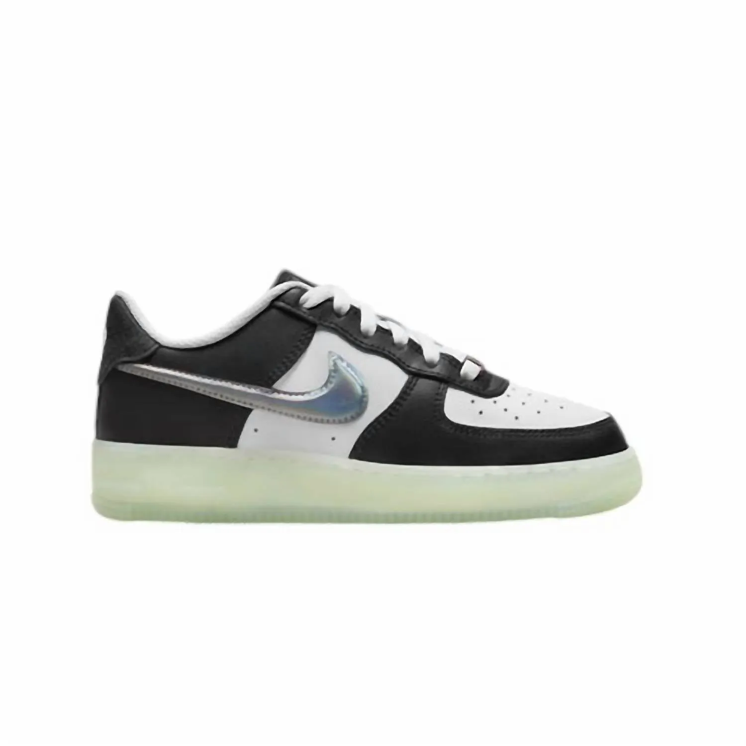 Boy's Air Force 1 Lv8 Gs Sneakers In White/vapor Green-Black