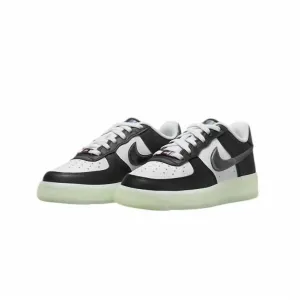 Boy's Air Force 1 Lv8 Gs Sneakers In White/vapor Green-Black