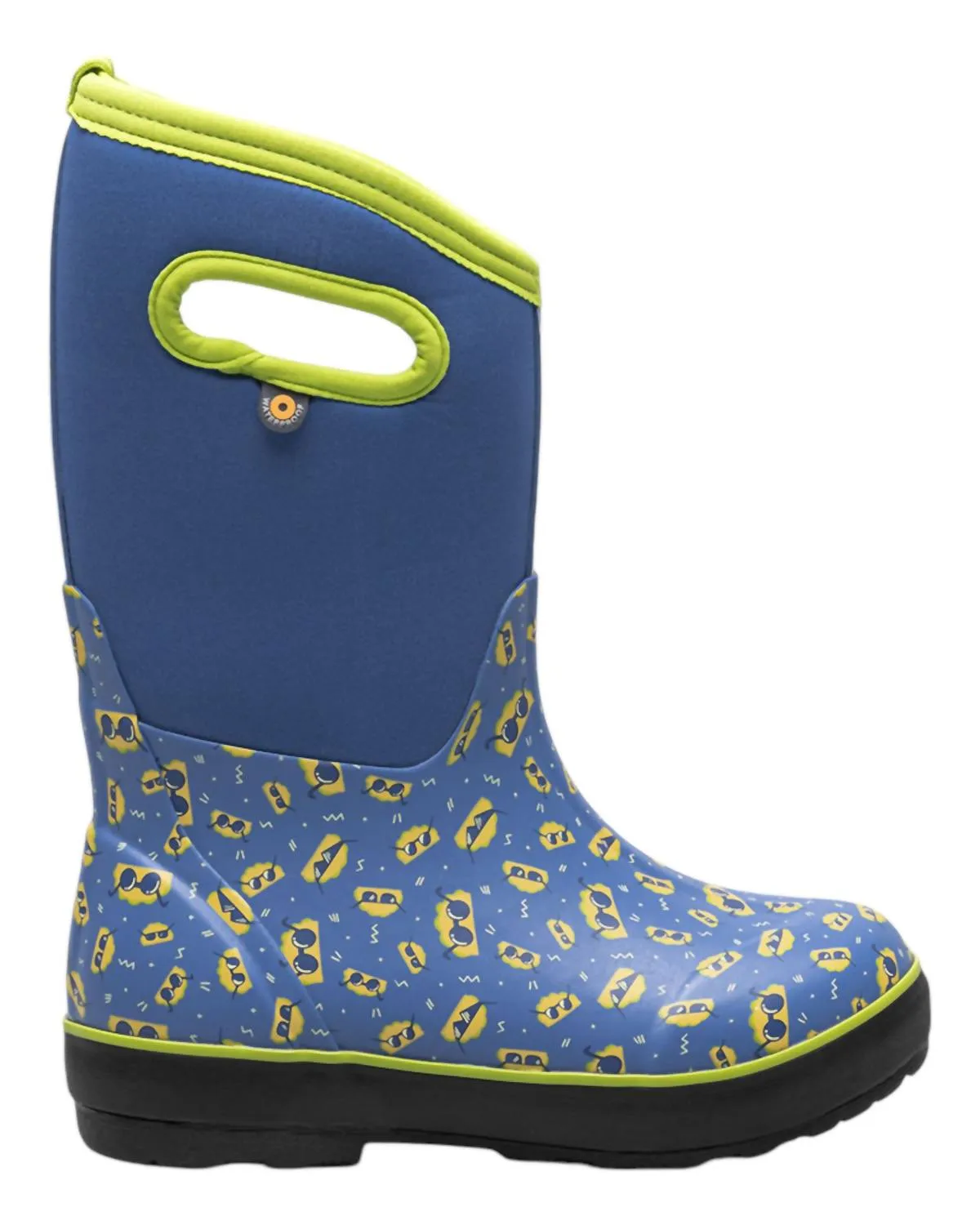 Boy's Classic Tacos Boots In Blue Multi