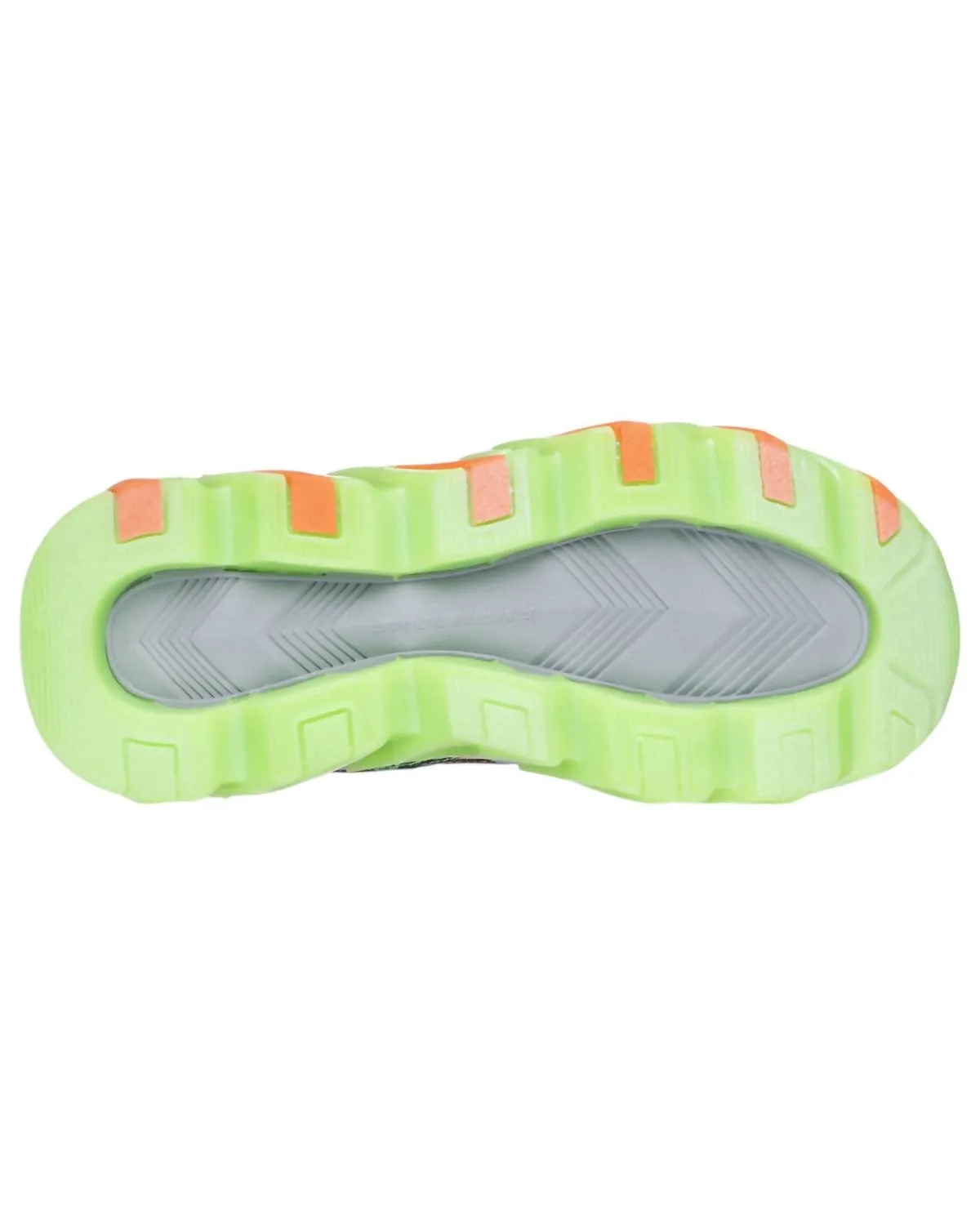 Boy's Mega Surge Sneakers In Lime Navy