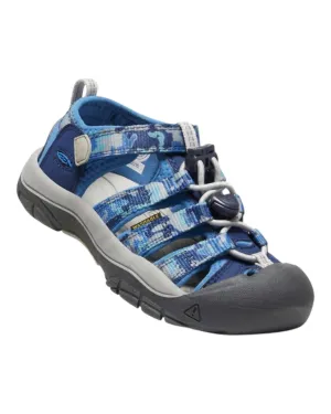 Boy's Newport Sandal In Camo Bright Cobalt