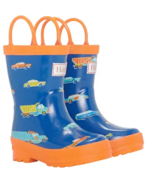 Boy's Preschool Rainboots In Driving Cars