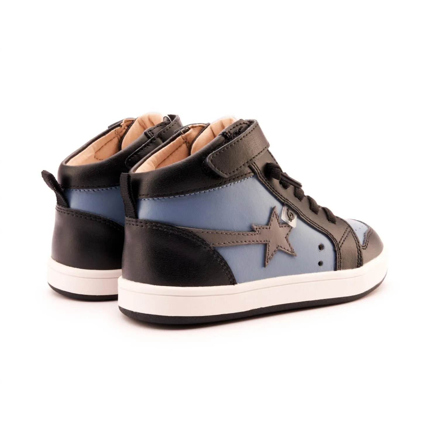 Boy's Team Star High Top Sneaker In Indigo/grey/black/white