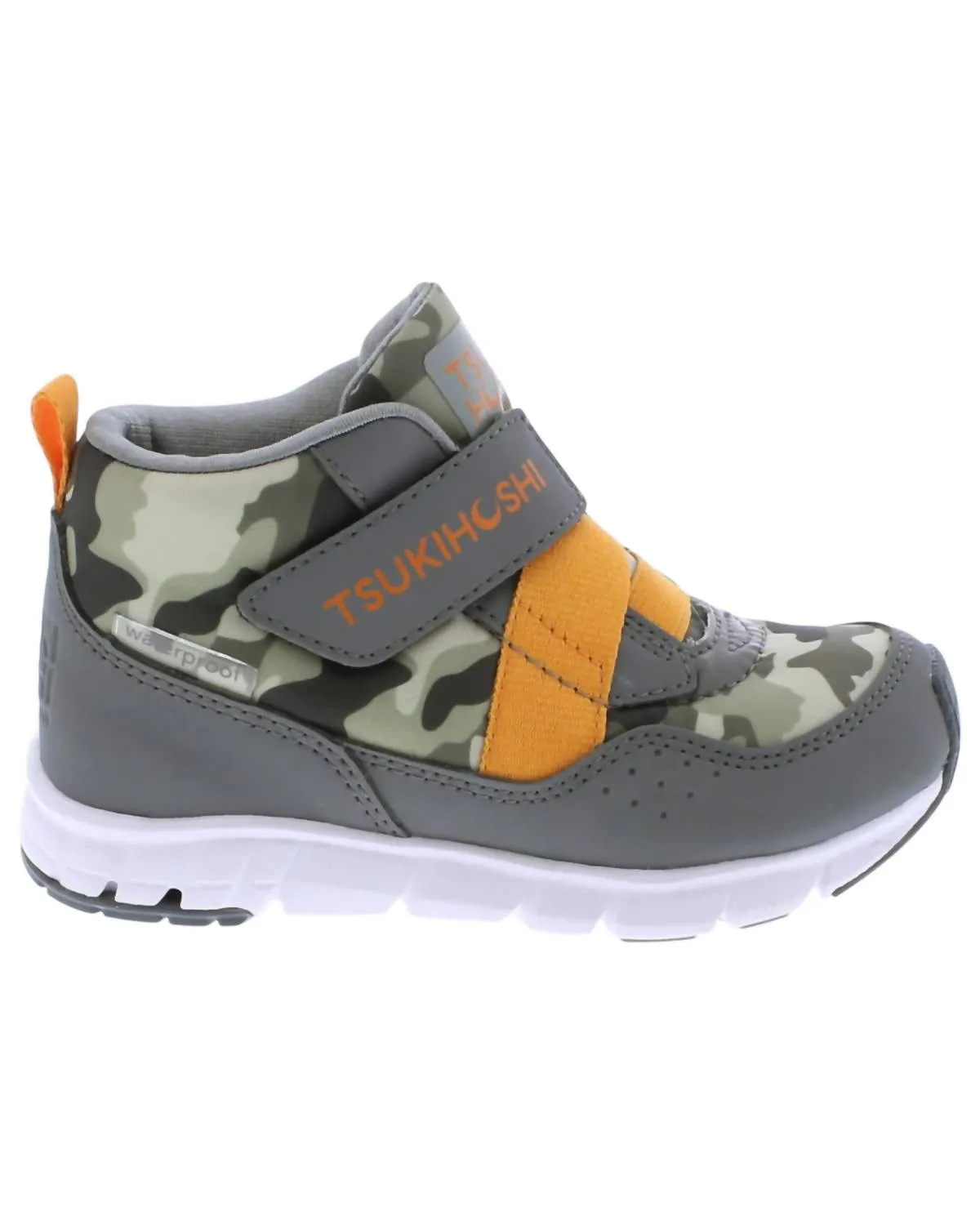 Boy's Tokyo Sneakers In Gray/camo