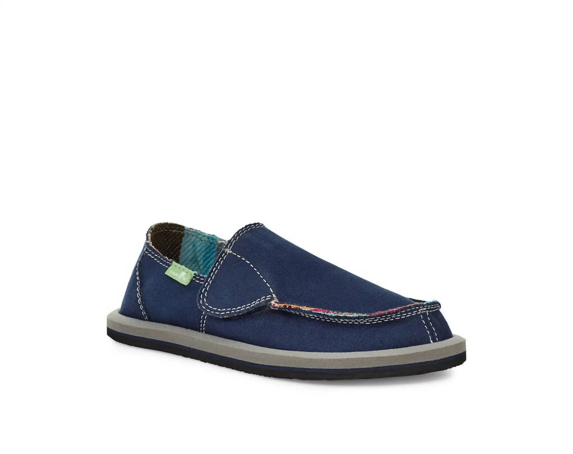 Boy's Vagabond Slip On In Navy