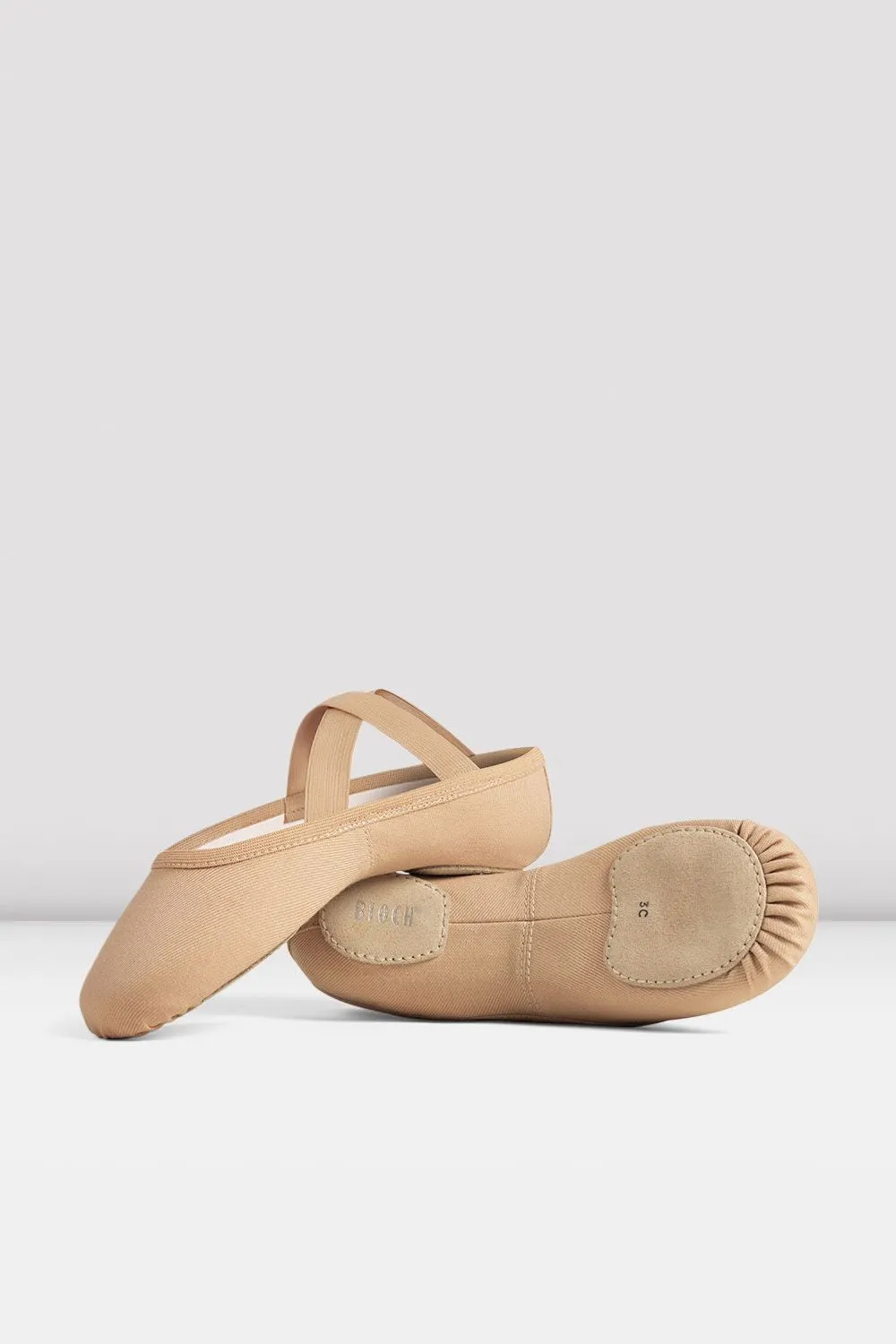 Childrens Performa Stretch Canvas Ballet Shoes
