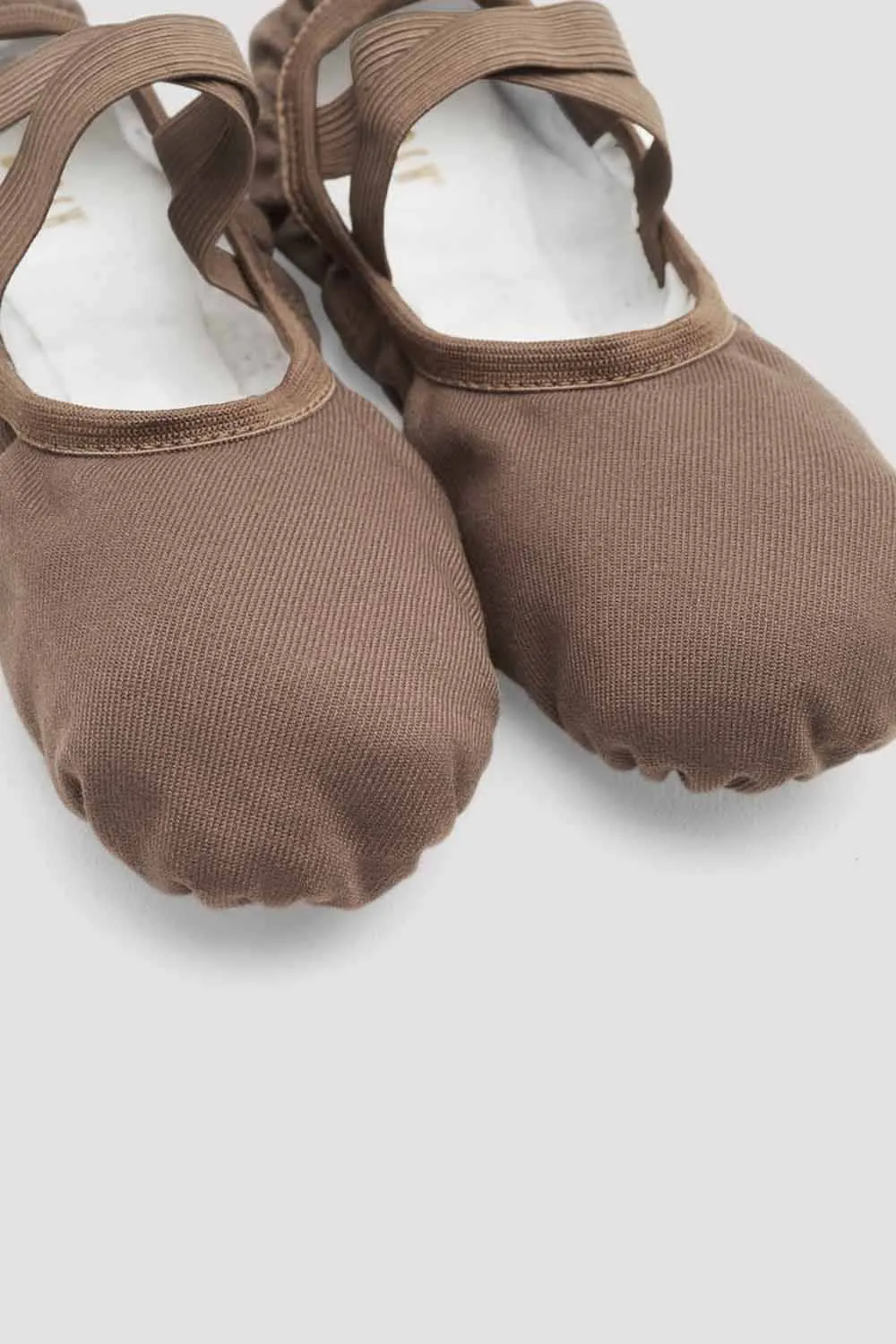 Childrens Performa Stretch Canvas Ballet Shoes