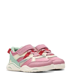 CLARKS FEATHERPACE K PINK G FIT