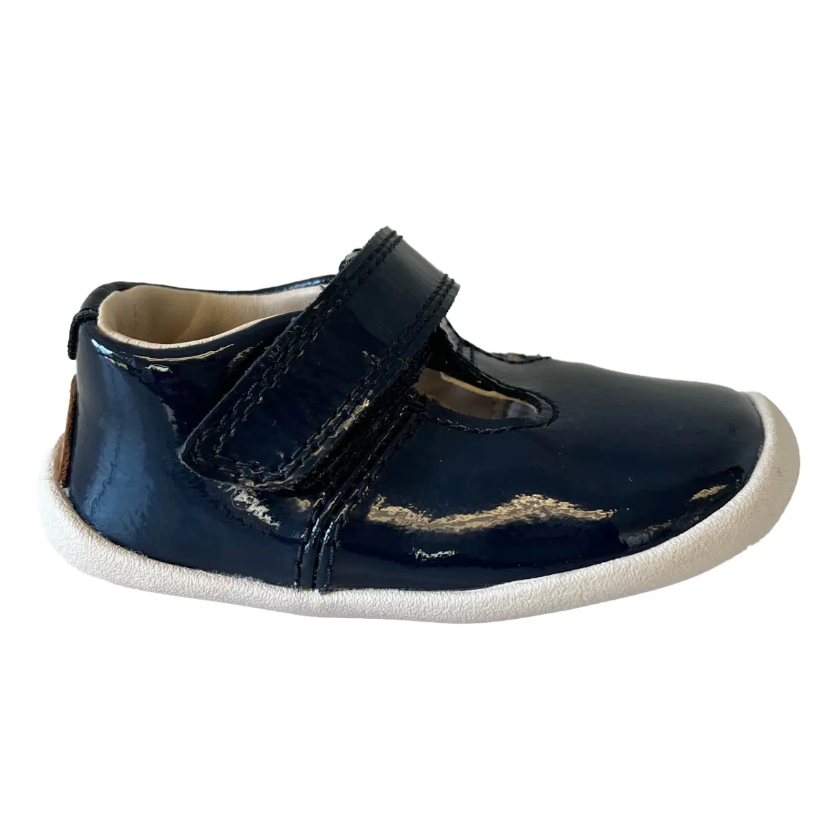 Clarks Girls Blue Patent Shoes