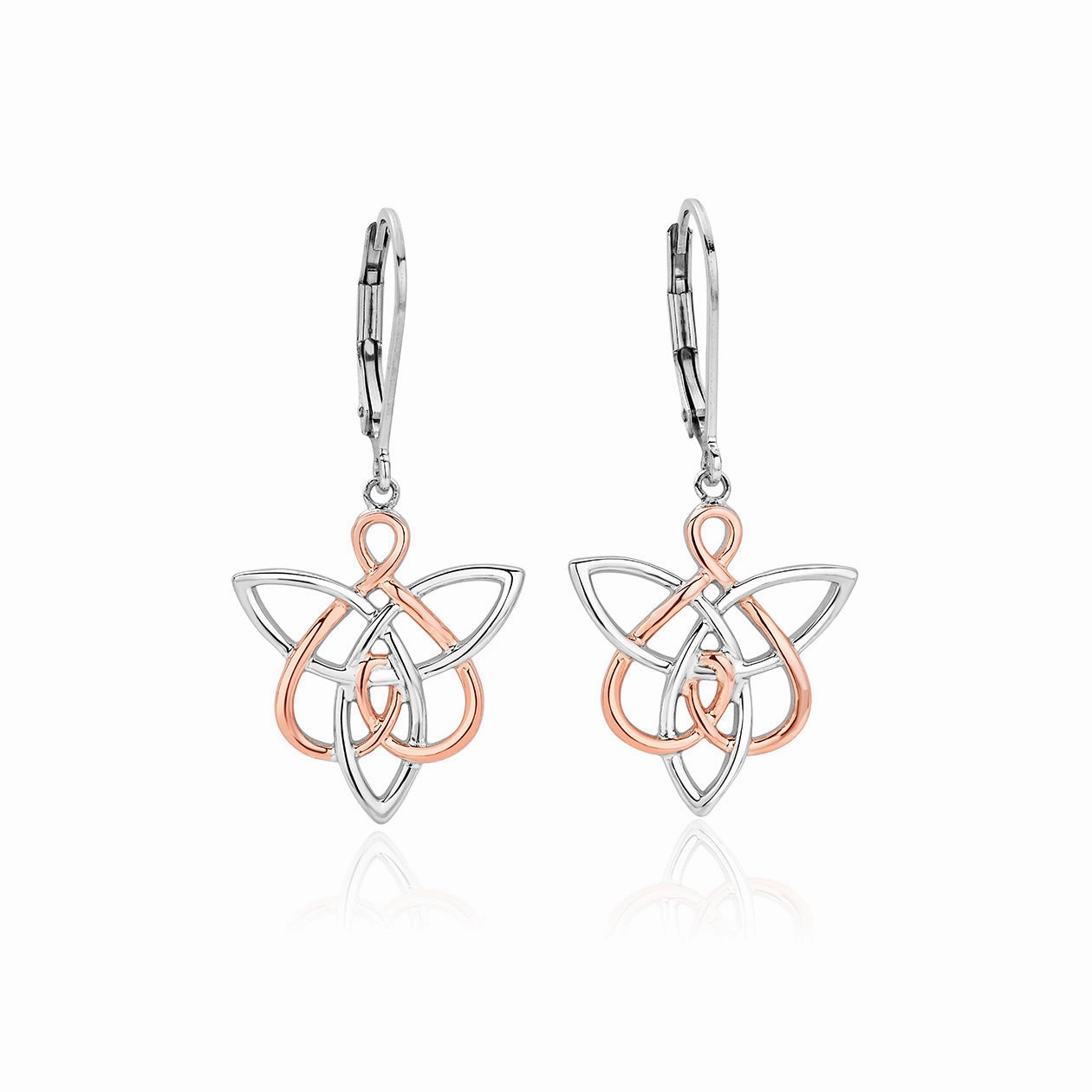 Clogau Fairies of the Mine White Topaz Sterling Silver Drop Earrings