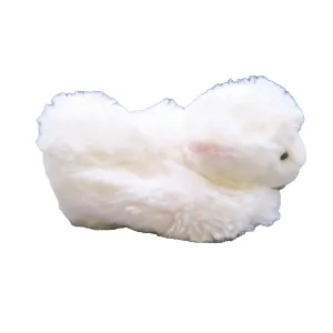 Dou Dou Girls White | Pink Slippers
