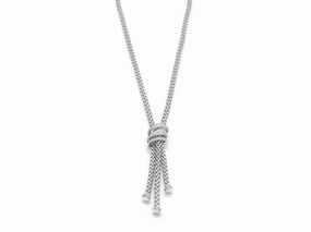Fope MiaLuce 18ct White Gold 1.63ct Diamond Lariat Necklace