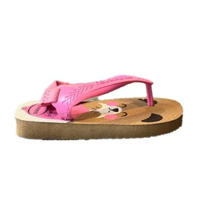 Havaianas Girls Pink Dogs Flip Flops