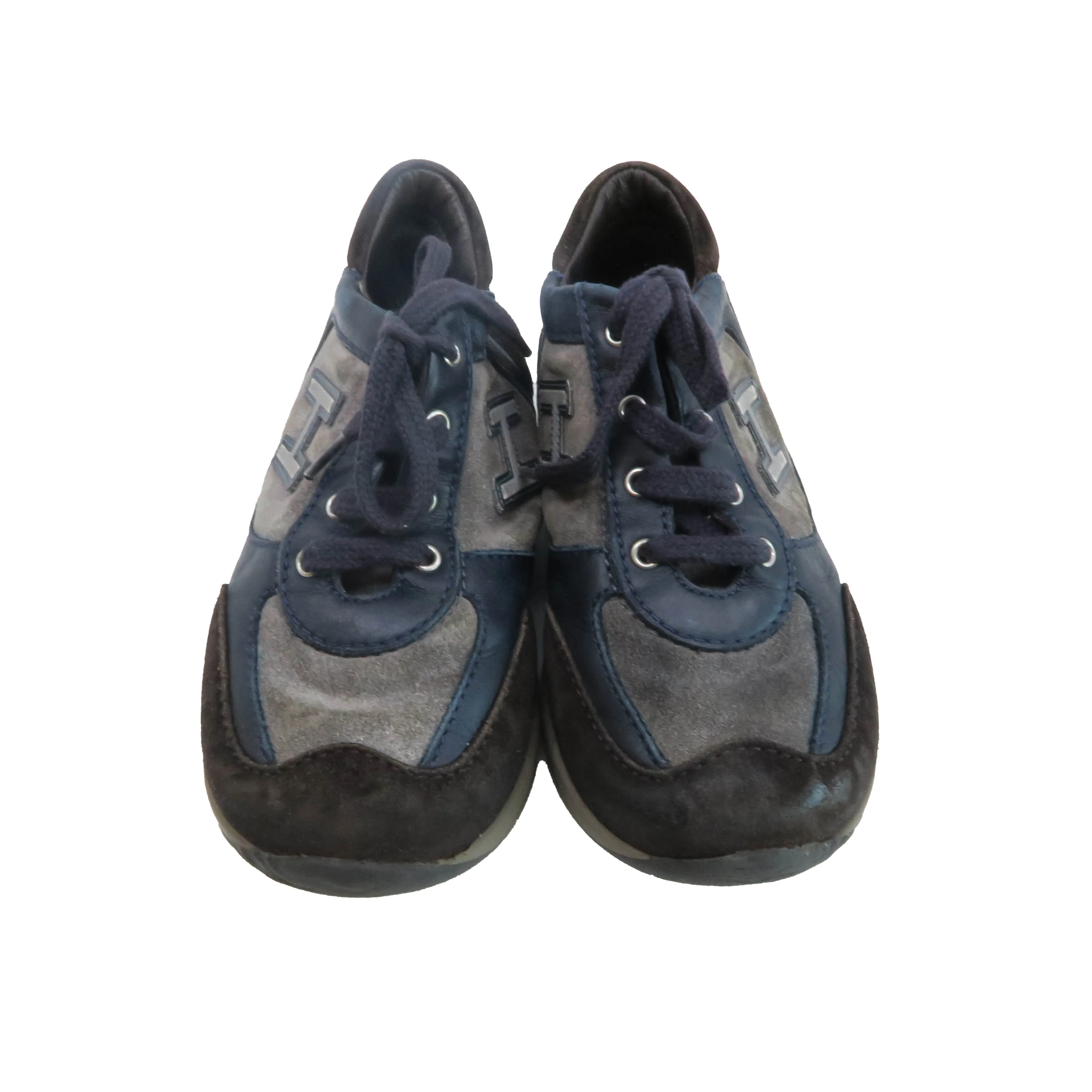 Hogan Boys Black | Blue Shoes