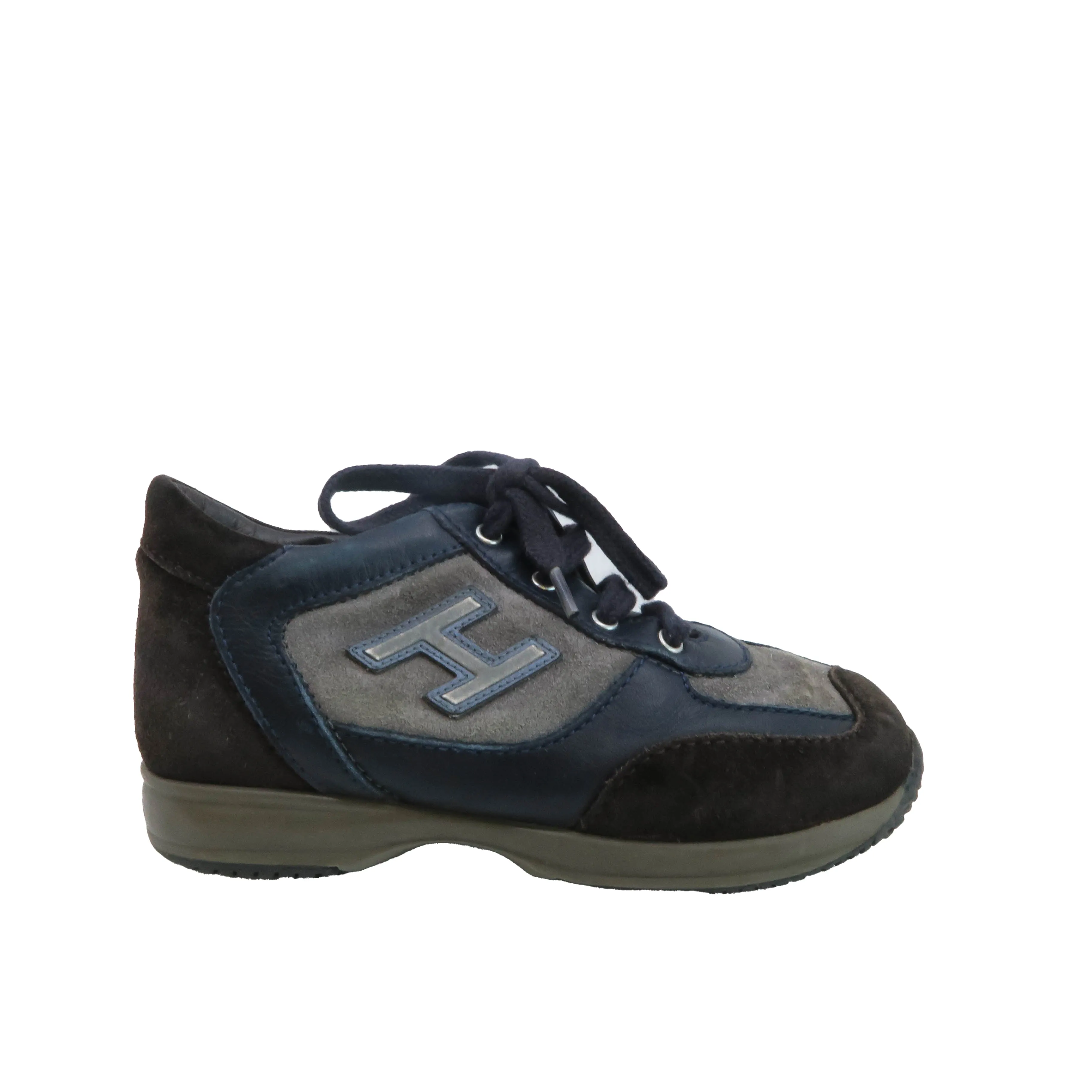 Hogan Boys Black | Blue Shoes