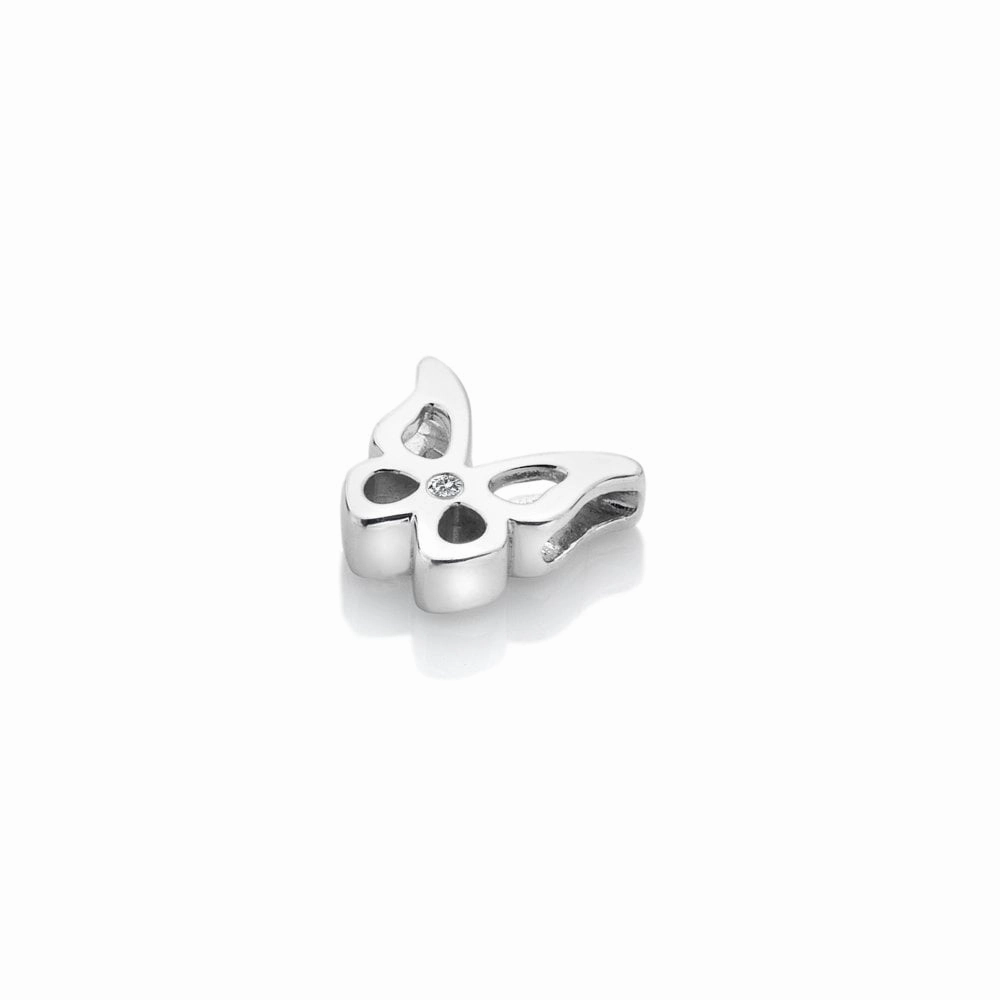 Hot Diamonds Icon Storyteller Sterling Silver Butterfly Pendant Charm
