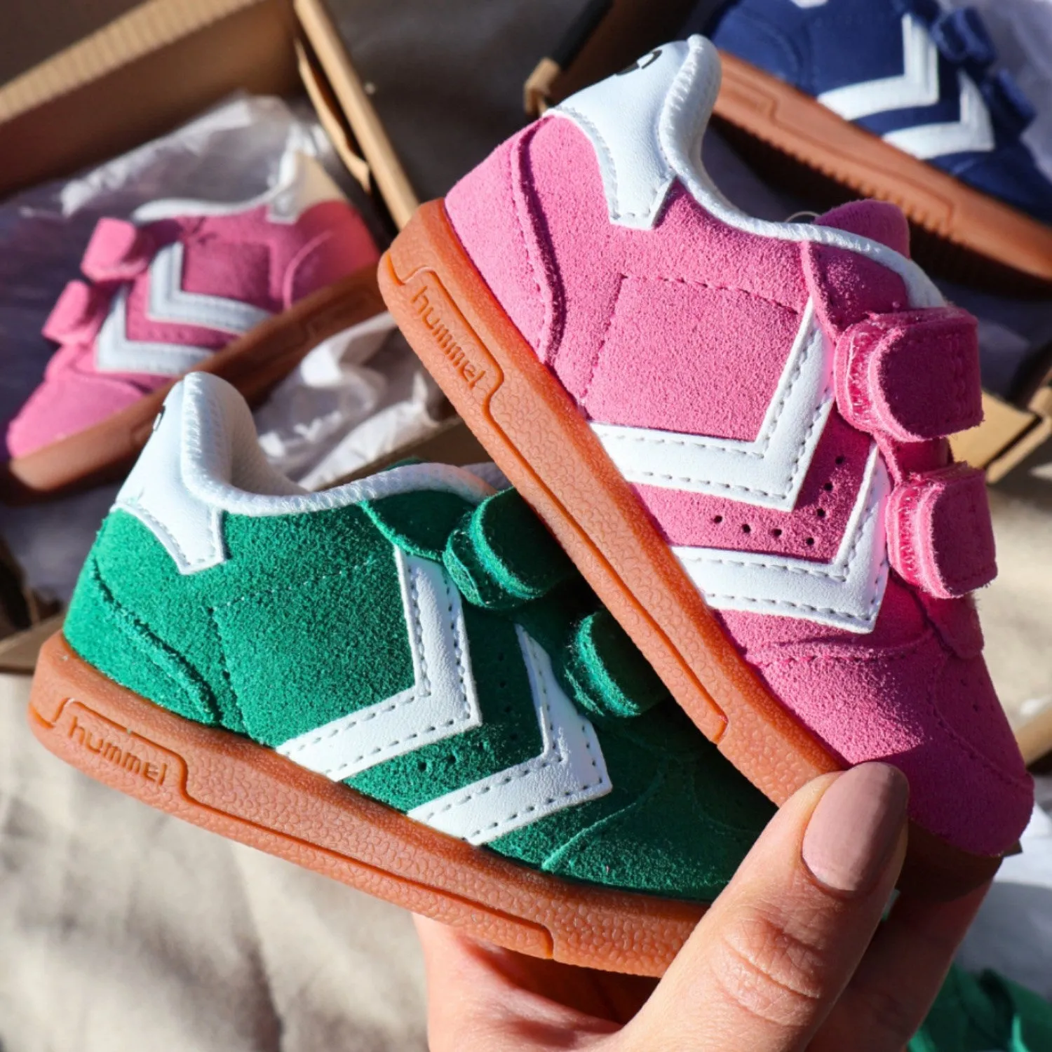 Hummel Prism Pink Victory Suede Ii Infant Sneakers