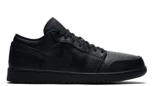 JORDAN 1 LOW TRIPLE BLACK