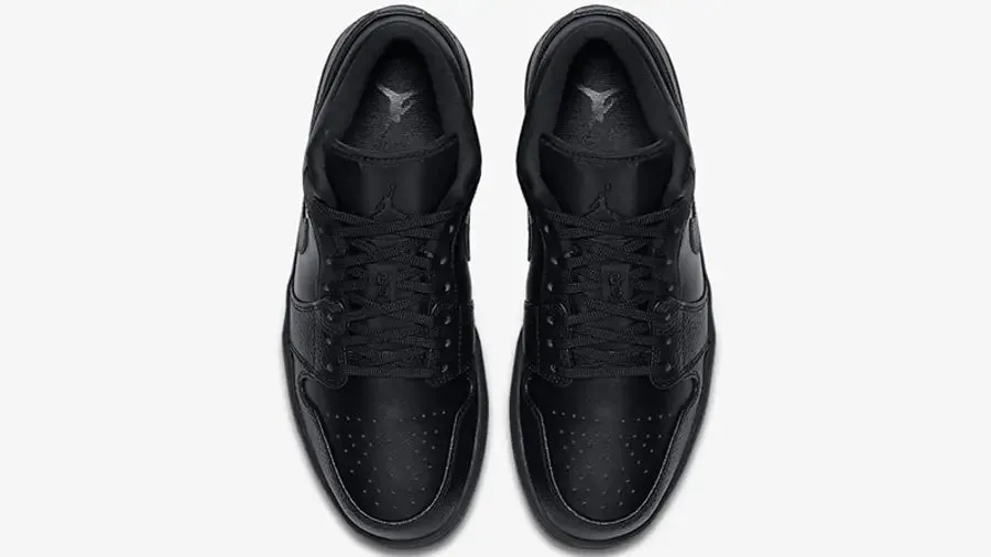 JORDAN 1 LOW TRIPLE BLACK