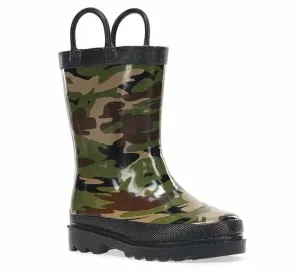 Kids Camo Rain Boots  Waterproof Boots for Outdoor Adventures
