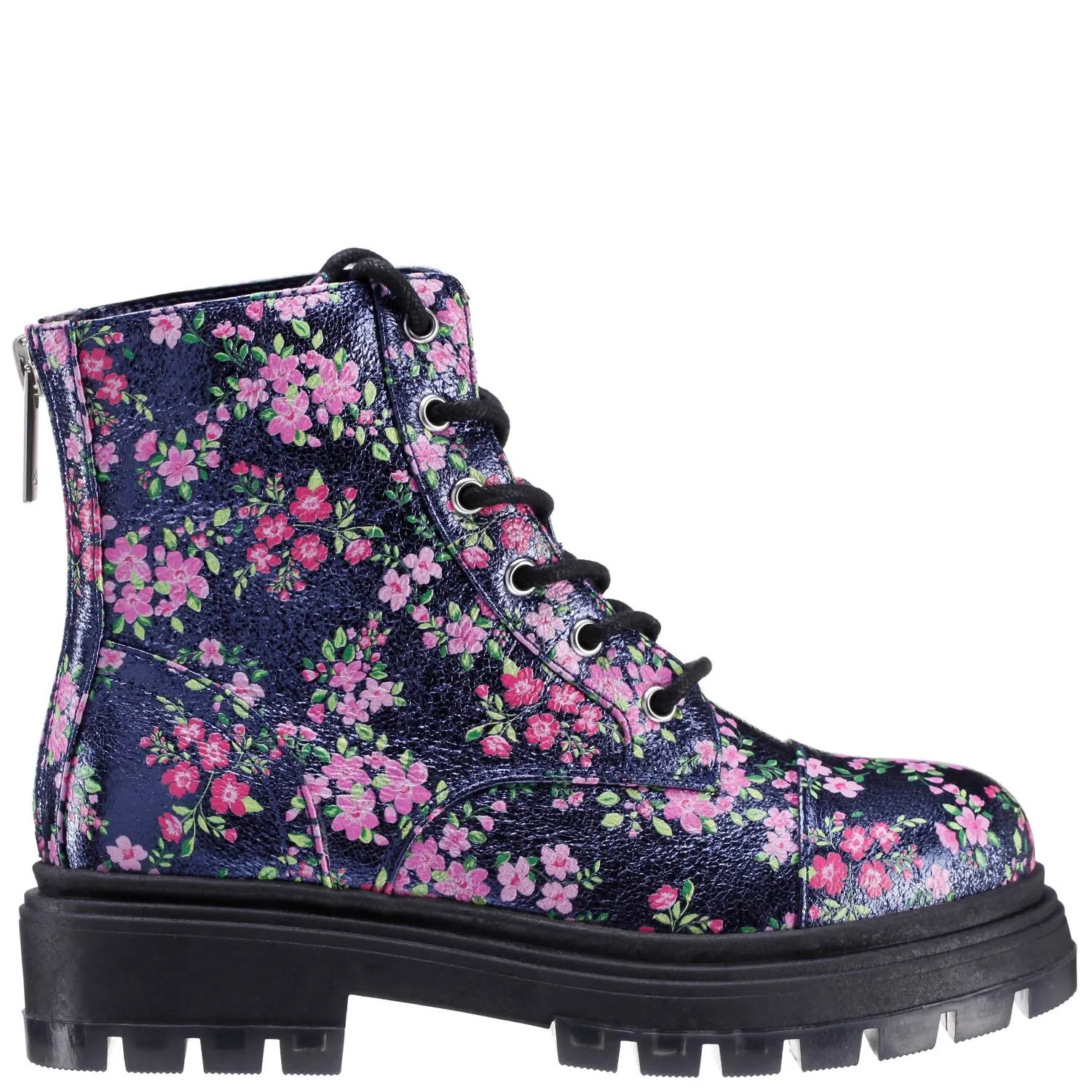 Kid's Diana Boot In Navy Floral
