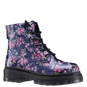 Kid's Diana Boot In Navy Floral