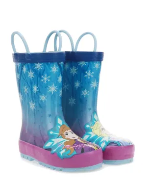 Kids' Frozen Boots  Waterproof Rain Boots with Anna & Elsa