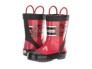 Kids Kamik Fireman Boot  Easy-On, Waterproof Protection for Little Explorers
