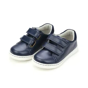 Kid's Kyle Double Velcro Sneaker In Navy