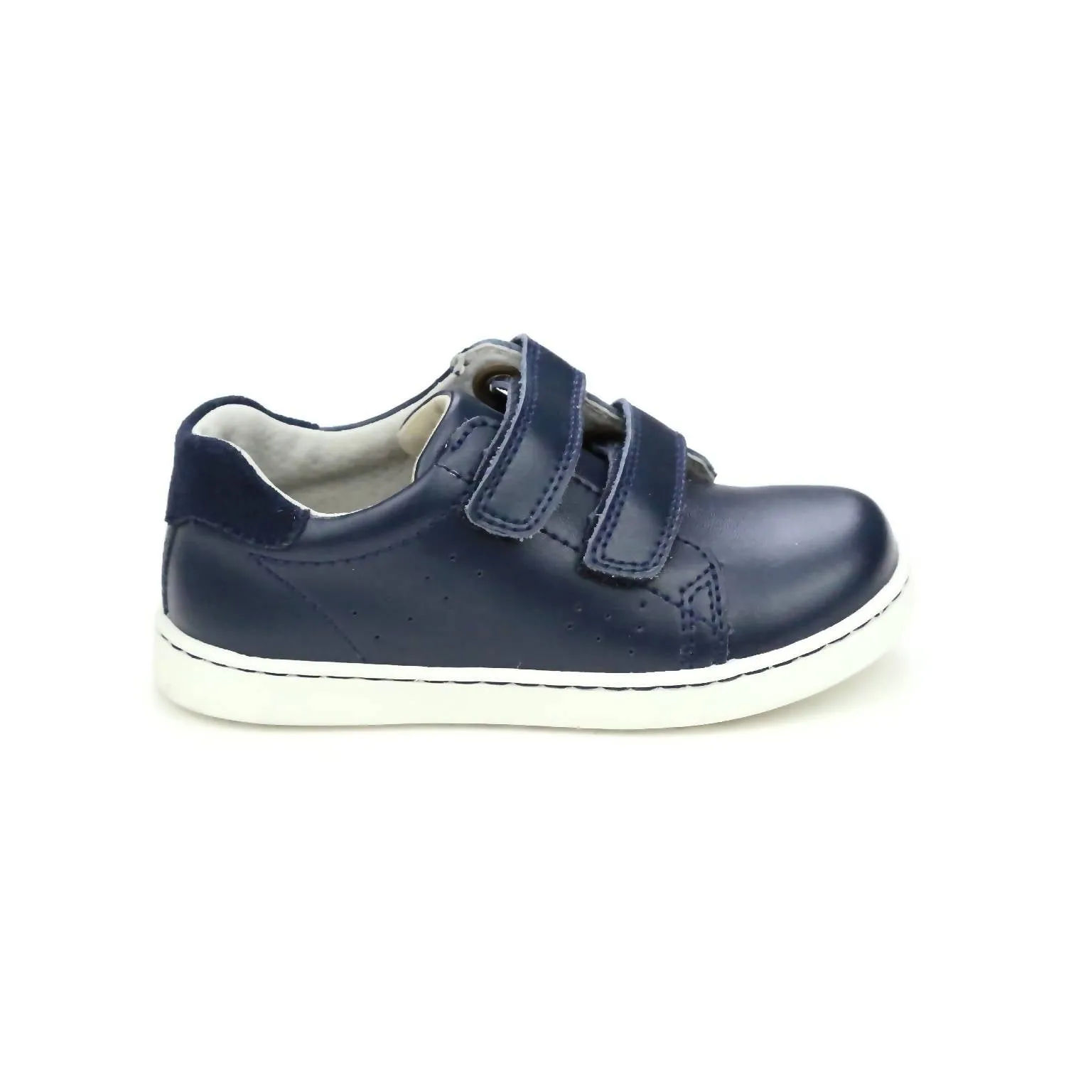 Kid's Kyle Double Velcro Sneaker In Navy