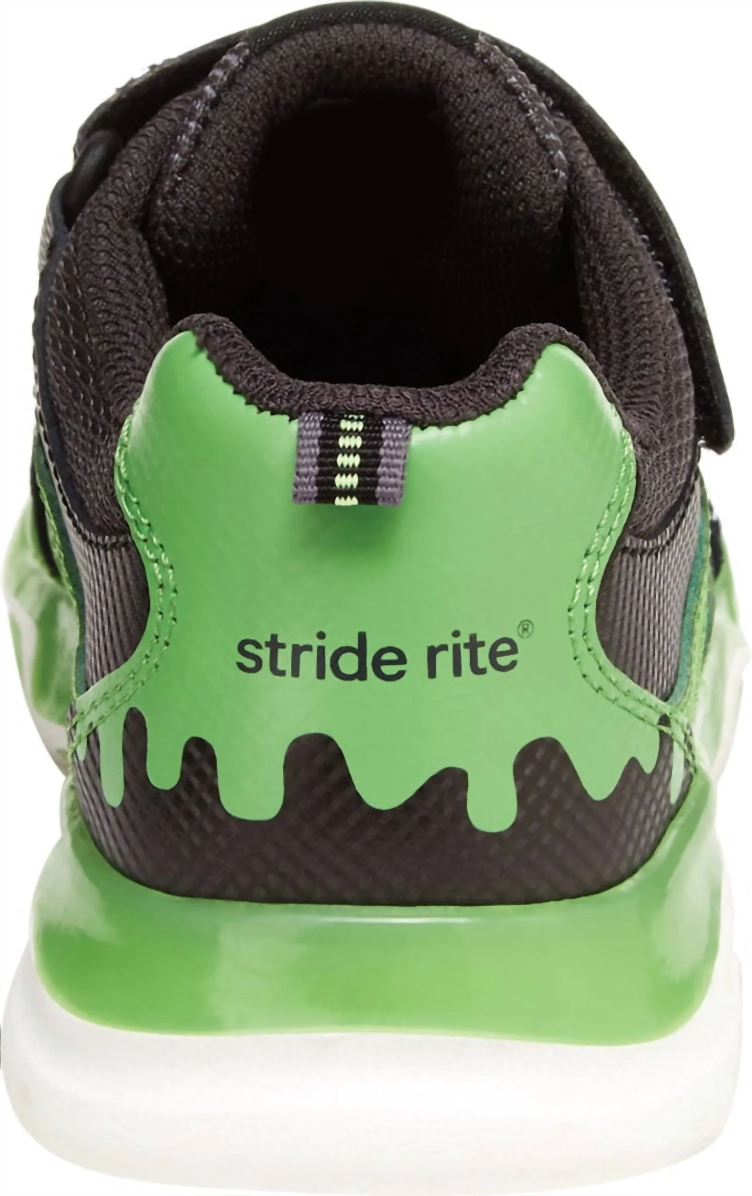Kid's Lighted Swirl Sneakers In Black/green