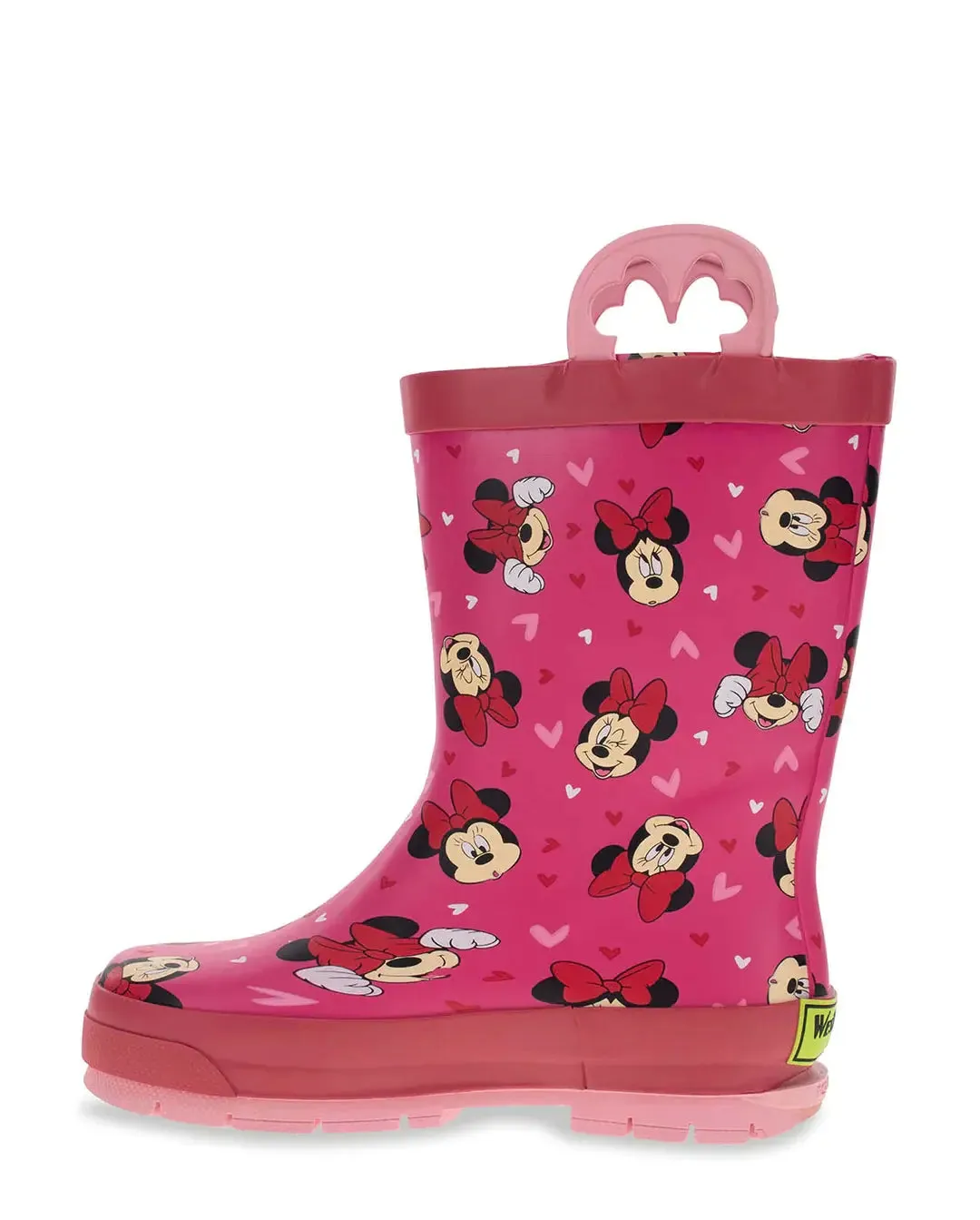 Kids' Minnie Mouse Love Rain Boots  Waterproof & Fun for Rainy Days