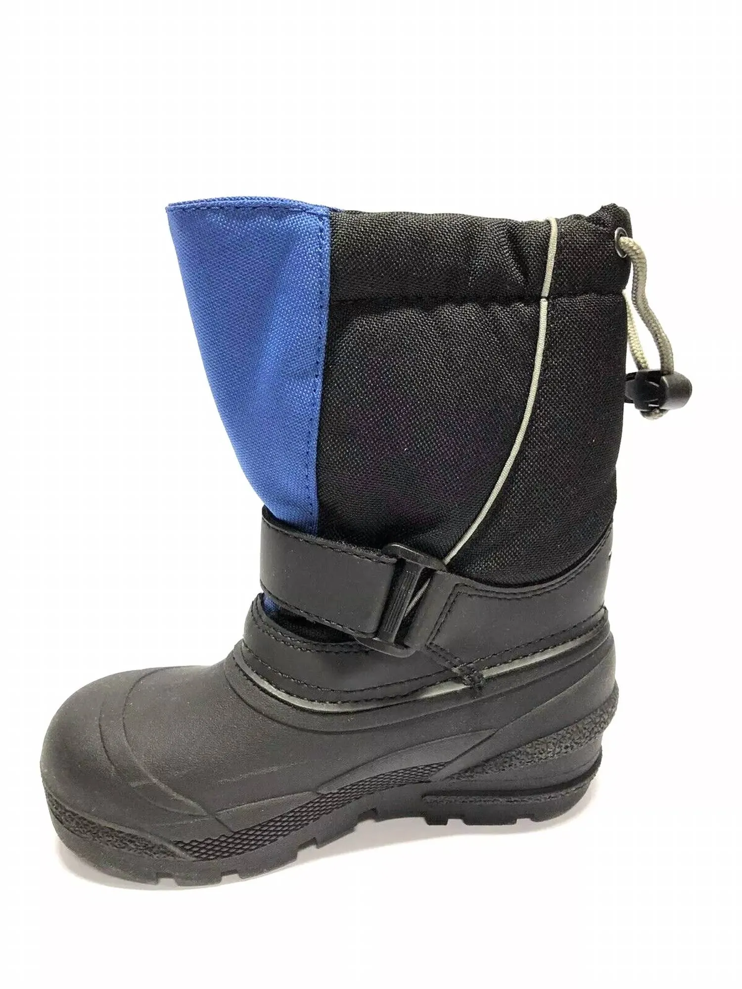 Kid's Quebec Boots In Black/royal