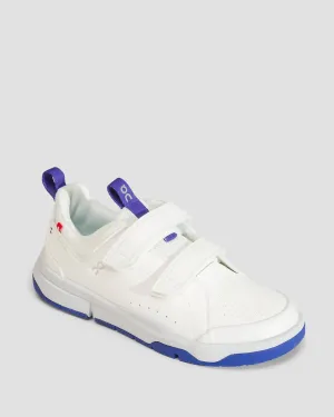 Kids' Roger Sneakers In White/indigo