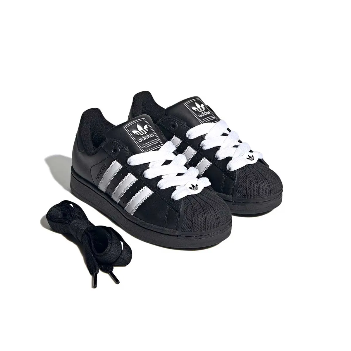 Kids Superstar ii 'Core Black Cloud White'