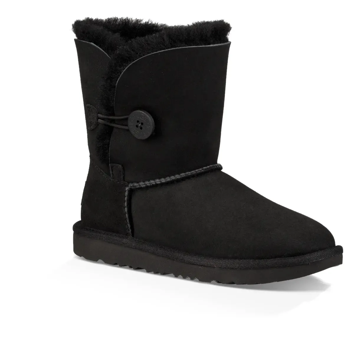 Kids UGG Bailey Button II  Cozy Sheepskin Boot with Versatile Style