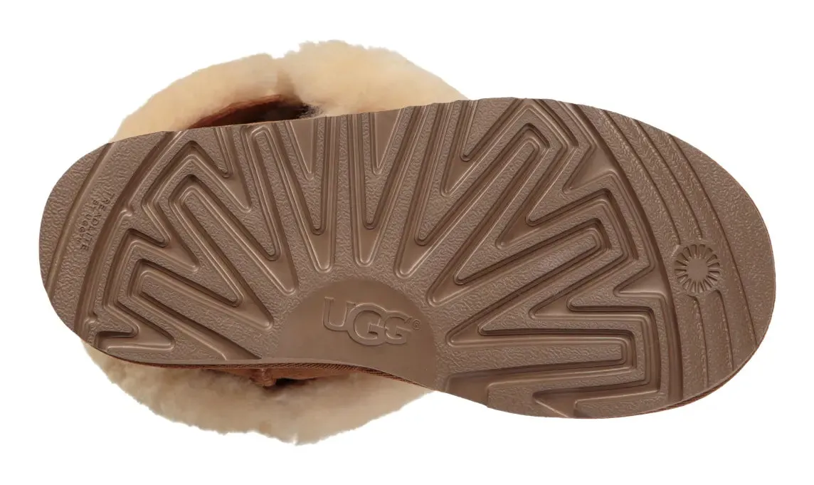 Kids UGG Bailey Button II  Cozy Sheepskin Boot with Versatile Style